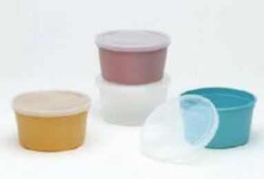 Roommates Reusable Denture Cup with Translucent Lid